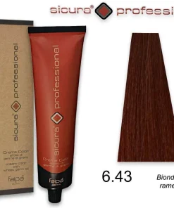 FAIPA SICURA PROFESSIONAL tinta per capelli BIONDO SCURO RAME DORATO 6.43 120 ML