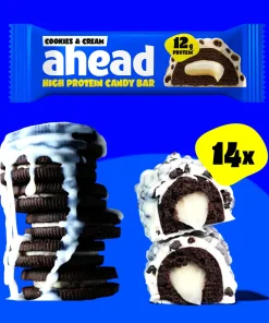 Barretta Proteica Cookie & Cream 45gr Ahead