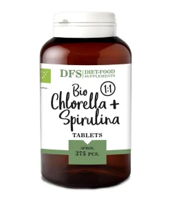 Diet-Food Bio – Chlorella + Spirulina 1:1 – 375 cps