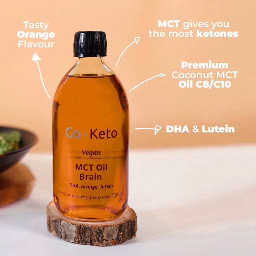 Olio MCT Ketosene Brain 500ml Go Keto - immagine 2
