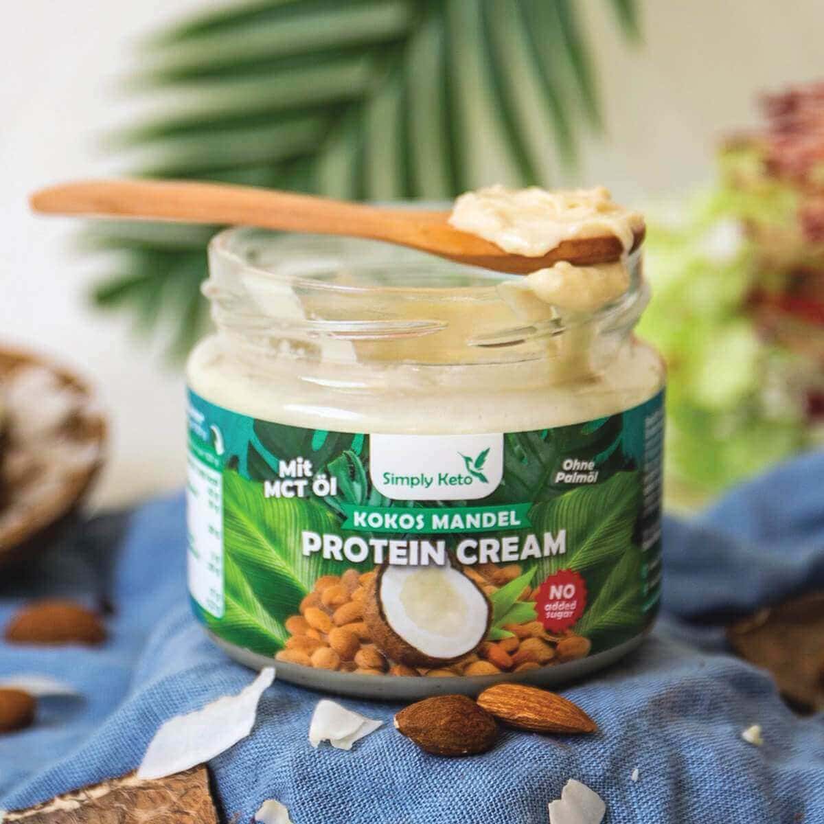 Crema Keto cocco e mandorla con Olio MCT 250g - immagine 2