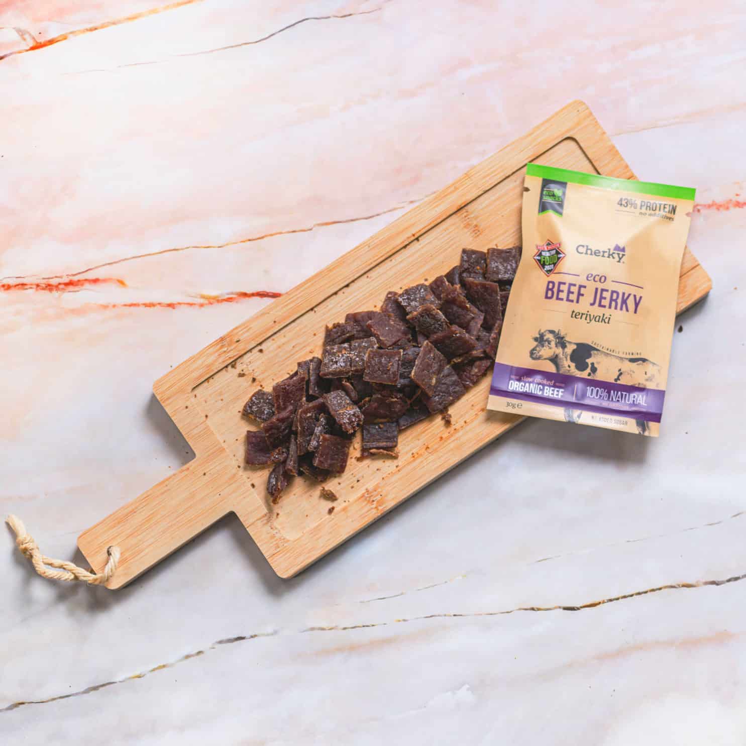 Keto Carne Essiccata Teriyaki Cherky 30g