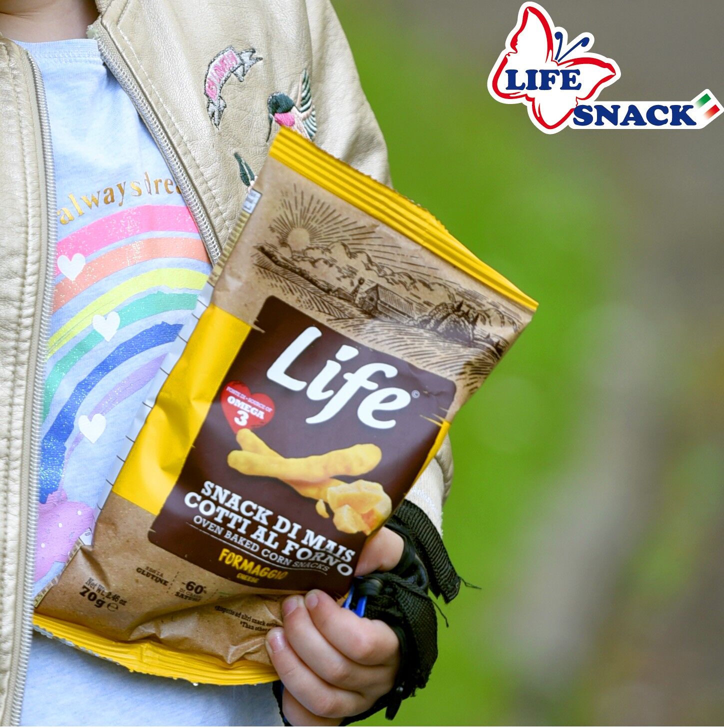 Bastoncini proteici di mais Gusto Formaggio – LifeSnack 90gr - immagine 2