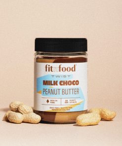 Cioccolato al latte e crema di arachidi Fitnfood 350gr