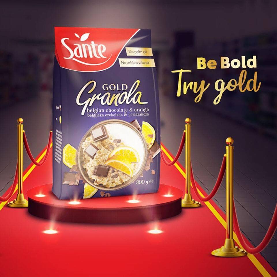 Granola Gold Cioccolato Belga ed Arancia 300gr