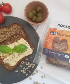 Pane Keto a fette con semi scuri 200gr – Panifactum