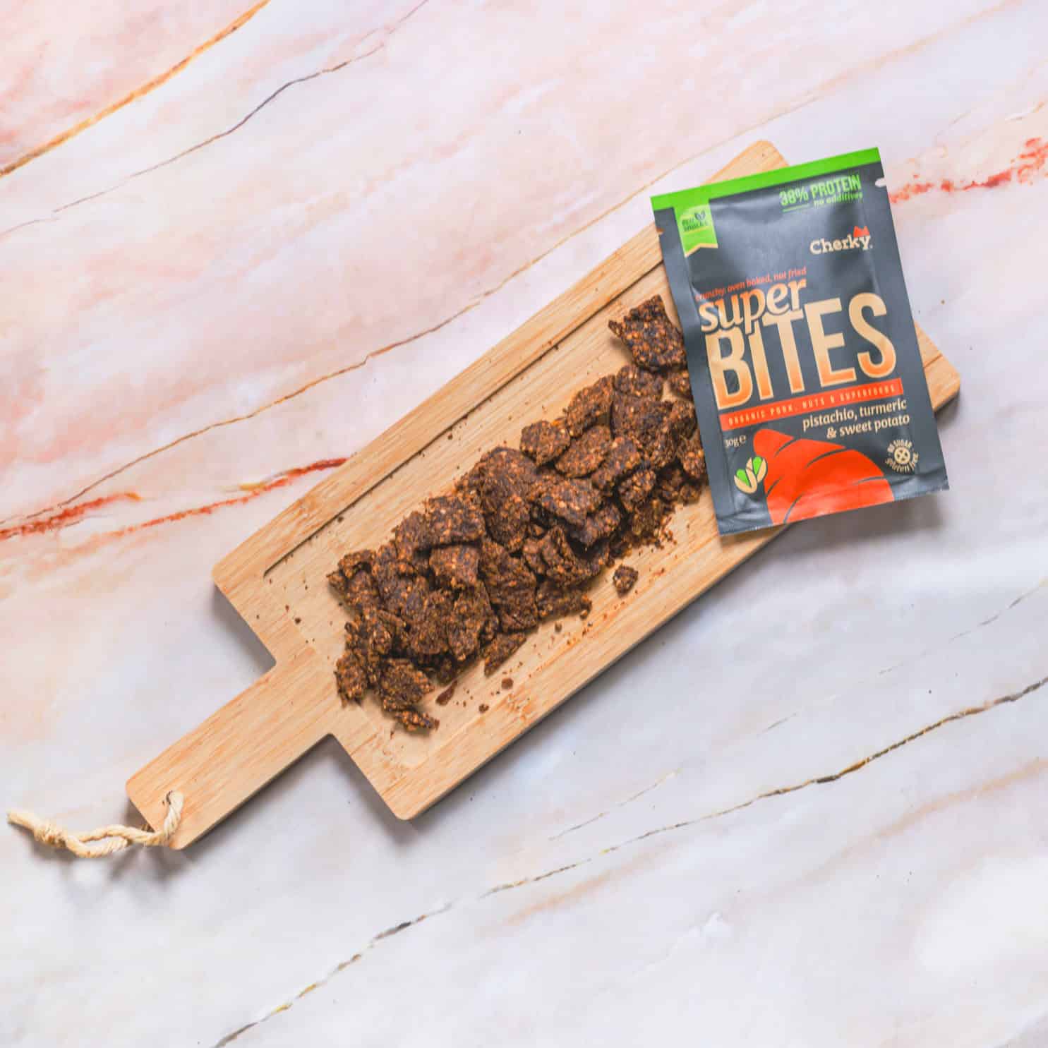 Bocconcini Keto di Manzo con Patate Dolci Pistacchio e Curcuma 30g