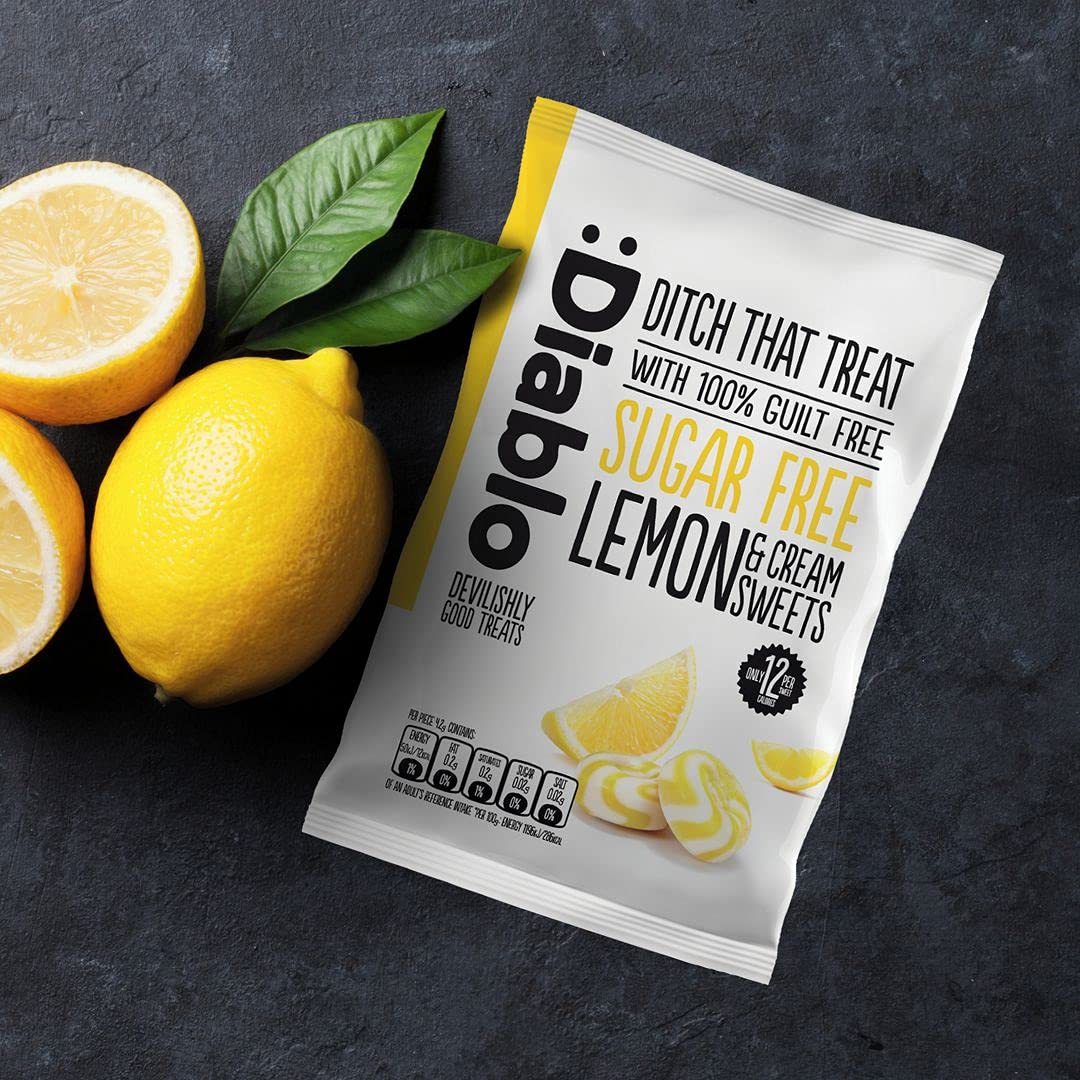 Caramelle Limone E Panna – Senza Zucchero 75g Diablo