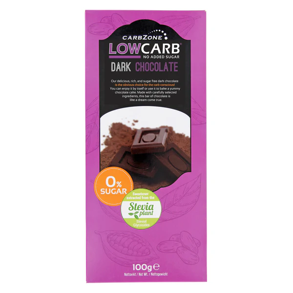 Cioccolato fondente low carb 100gr Carb Zone