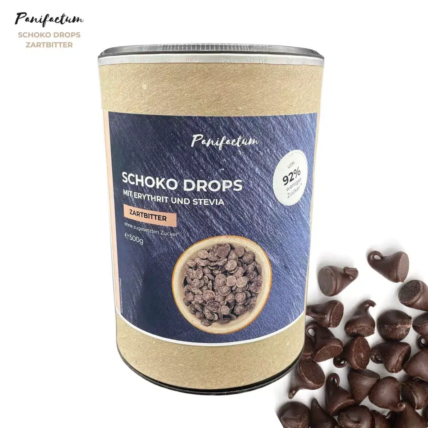 Keto Gocce di Cioccolato Fondente 500gr – Panifactum
