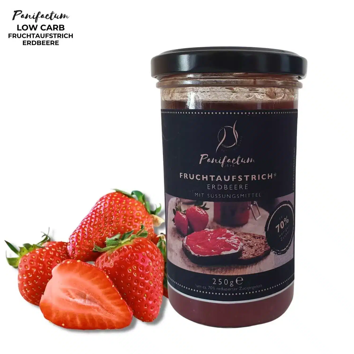 Marmellata keto alle fragole 250gr