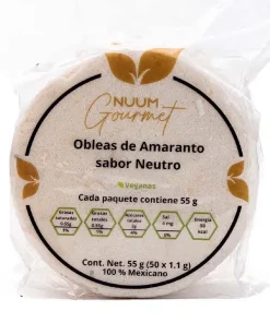 Wafer All’Amaranto 60g (50×1,20gr) Nuum
