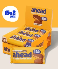 Tazze Di Burro Di Arachidi al Latte 34gr Ahead
