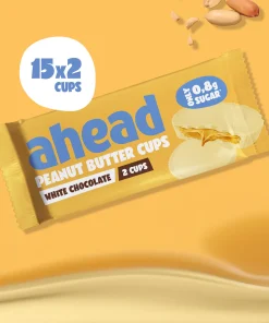 Tazze Di Burro Di Arachidi Bianche 34gr Ahead