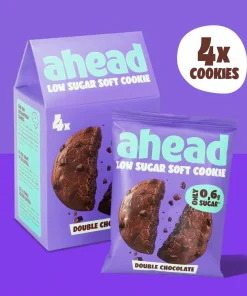 Biscotto morbido al Doppio cioccolato 4x40gr Ahead