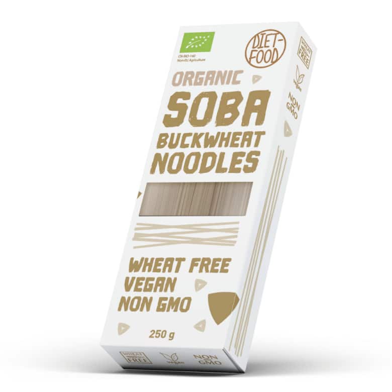 Pasta di grano saraceno biologica Soba 250 g – Diet Food