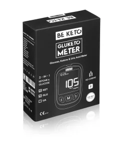 GluKeto Meter – Misuratore di glicemia e chetoni (pacchetto iniziale)