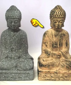 Buddha statuina terracotta esterni meditazione decorazione