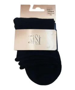 CALZINO UNISEX CORTO SiSi FRESCO COTONE 2 PAIA TAGLIA UNICA COLORE BLU