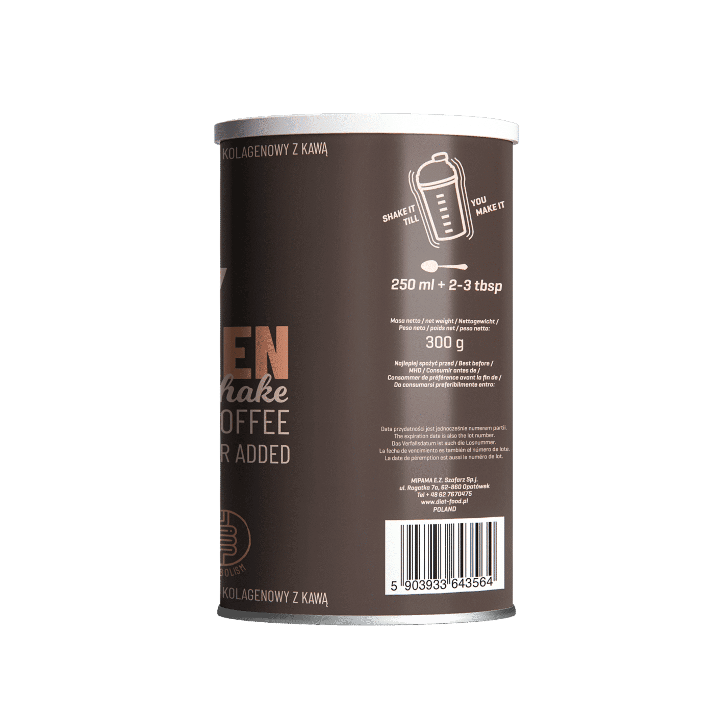 Beauty Collagene Shake Coffee 300gr - immagine 2