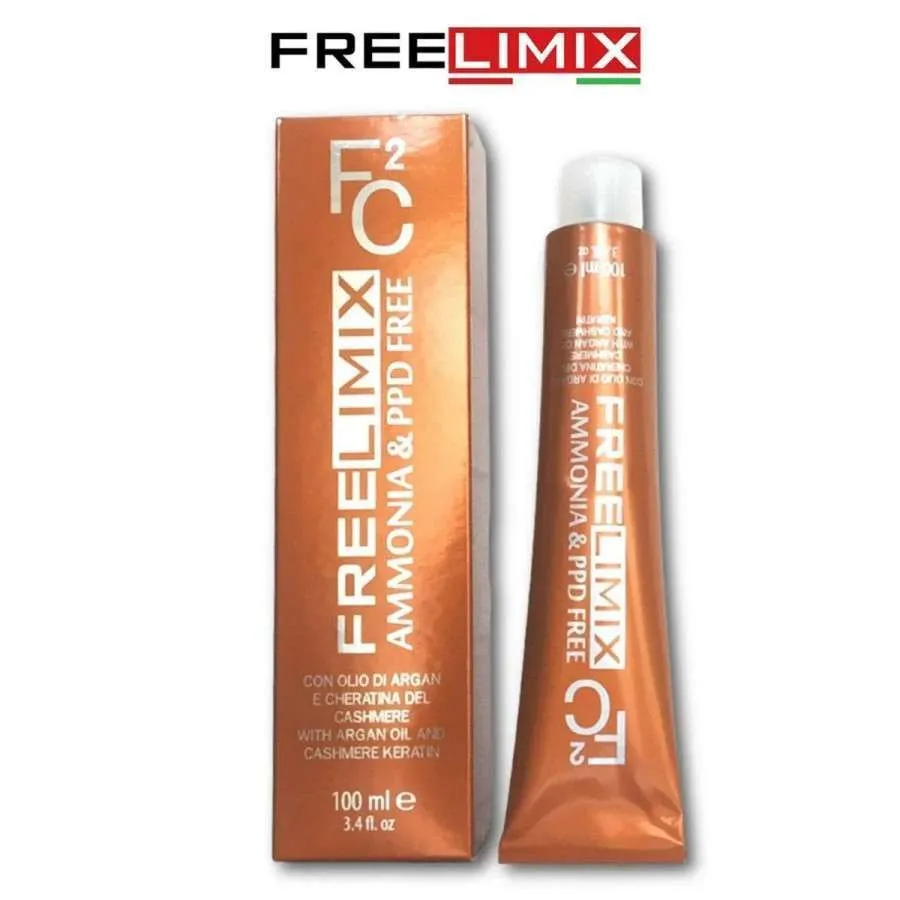 Colorazione permanente 5/56 Colore Castano Chiaro Rosso Caldo F2C Freelimix