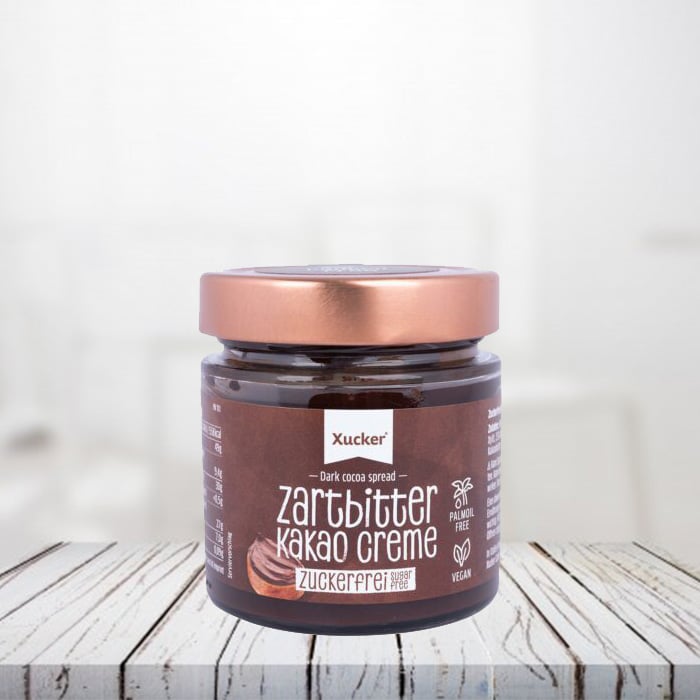 Crema al cacao fondente senza zucchero