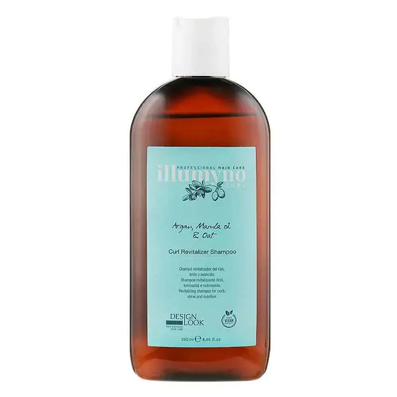 Curl Revitalizer Shampoo Rivitalizzante Ricci 100% Vegano 250ml Illumyno Design Look