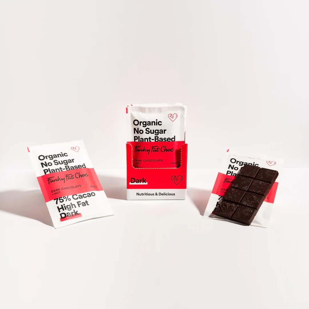 Cioccolato Fondente Al 75% Keto E Vegano- Funky Fat Foods 50gr