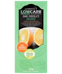 Cioccolato fondente Arancia low carb 125g Carb Zone