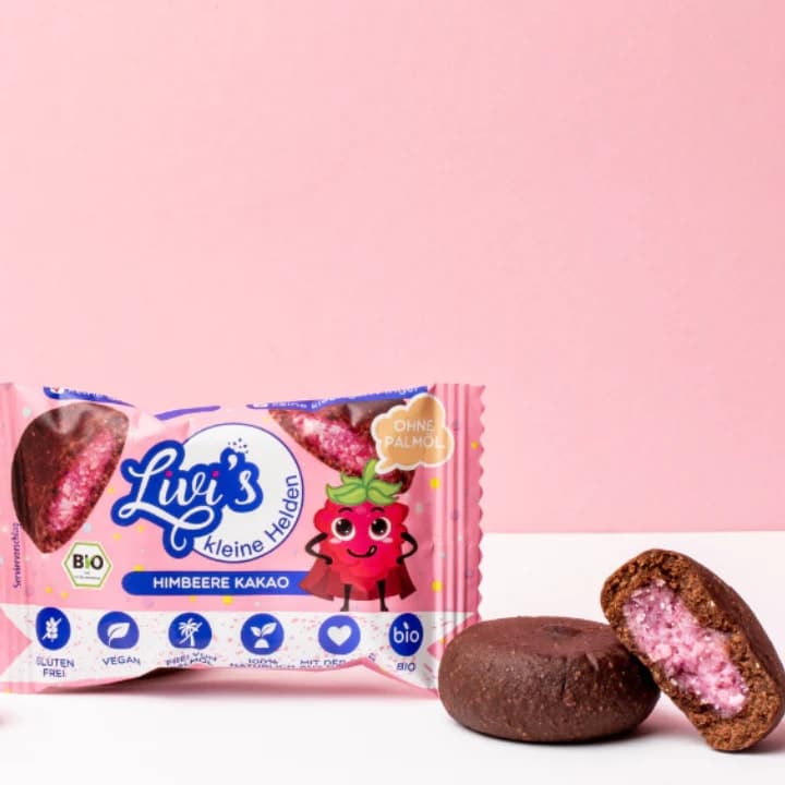 Bocconcino Lampone e Cacao Livi’s 24gr - immagine 2
