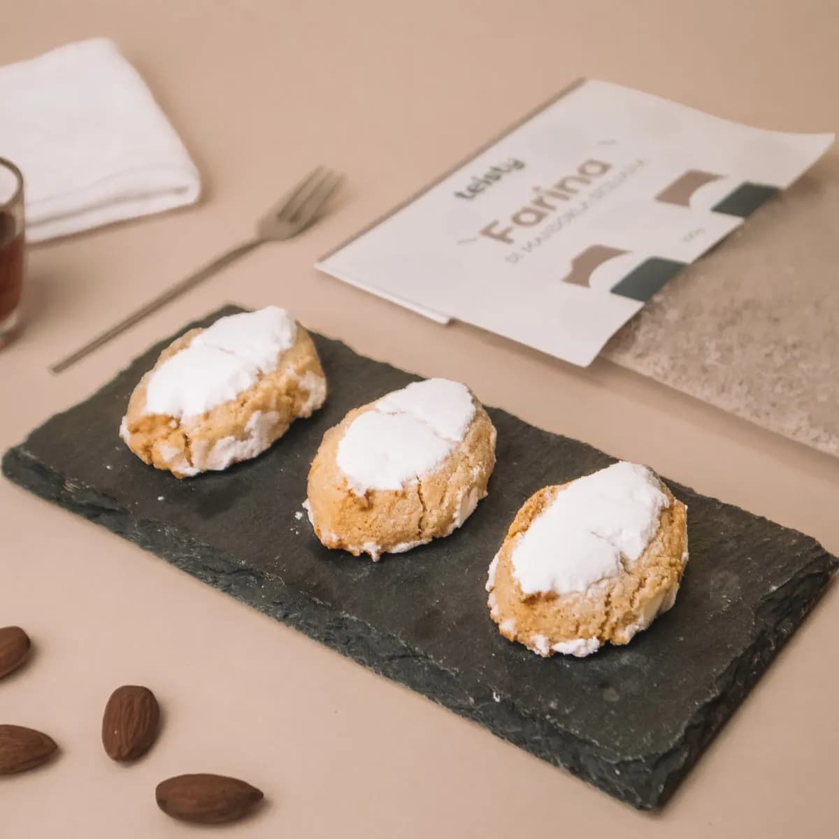 Farina 100% Mandorle Siciliane Teisty 100gr - immagine 2