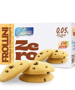 Frollini proteici con gocce di cioccolato x 16 frollini (3 pack da 30g) Glua