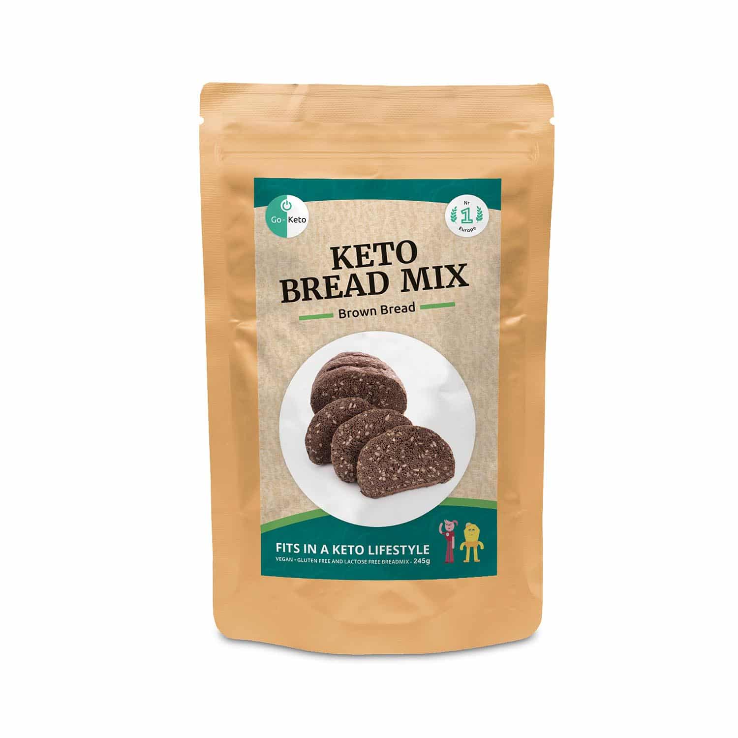Keto Mix per pane marrone 245g