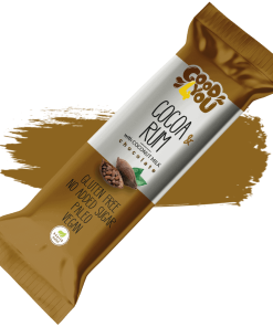 Barretta keto al gusto Rum e Cacao 25gr Good4you