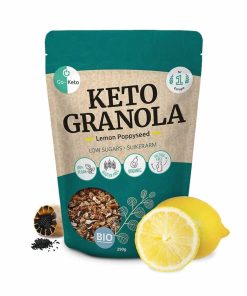 Keto Granola Biologica Limone e Papavero 290g