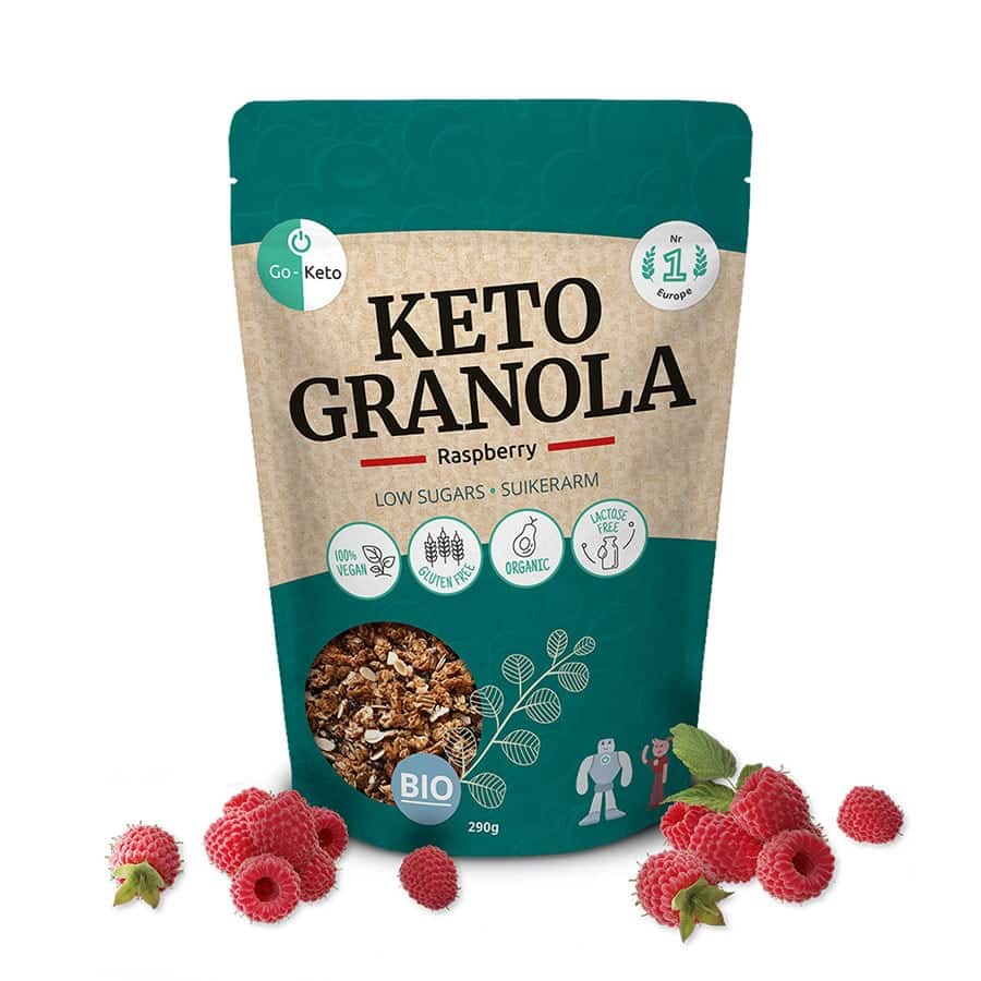 Keto Granola Biologica al Lampone 290g