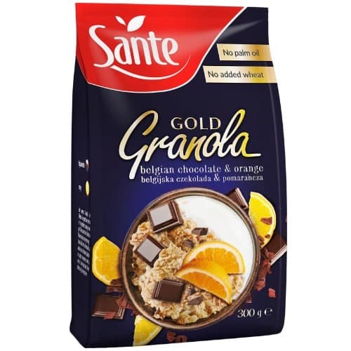 Granola Gold Cioccolato Belga ed Arancia 300gr - immagine 2
