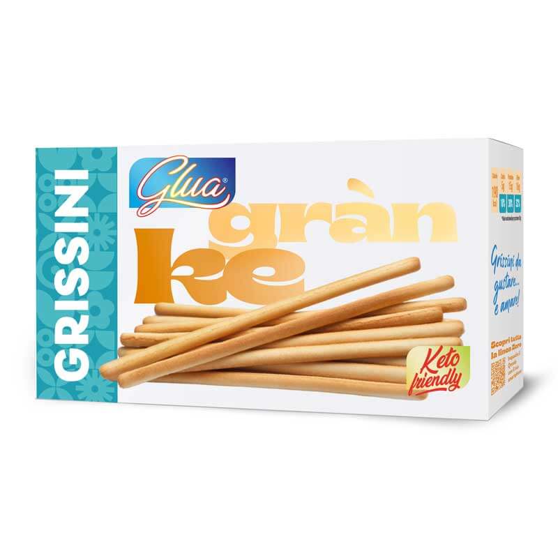 Keto Grissini proteici 2x50gr Glua