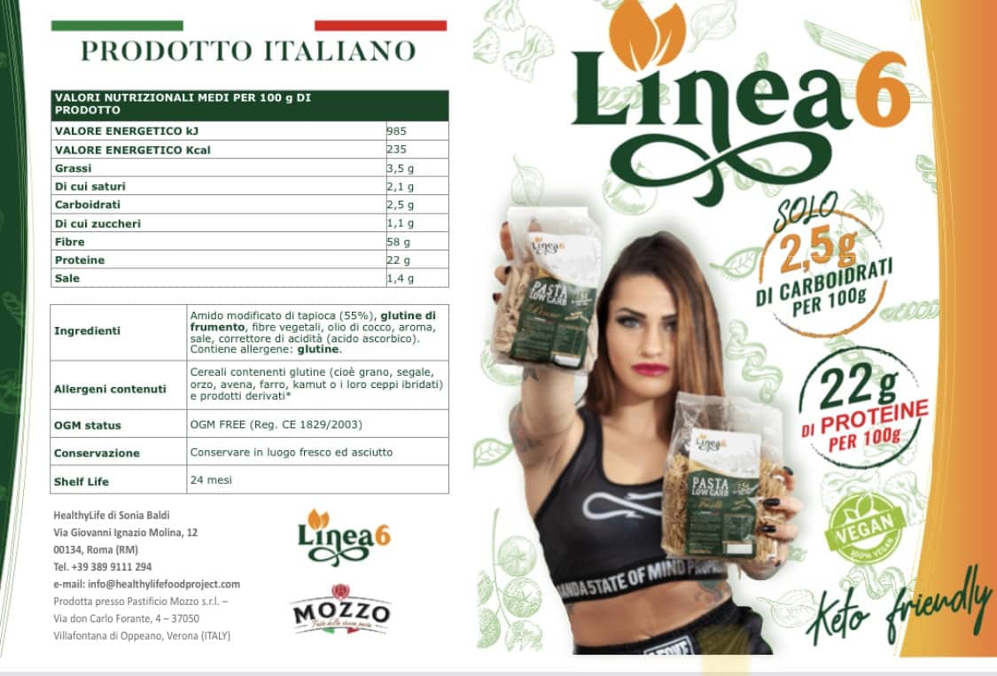 Pasta Low Carb Linea 6 - immagine 2