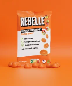 Caramelle senza zuccheri al Mango 50gr Rebelle