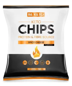 Patatine Keto al formaggio piccante 30gr – Be Keto