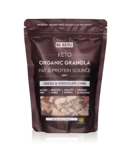 Granola Keto Biologica – Cacao con Scaglie di Cioccolato 250g – Be Keto