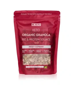 Granola Keto Biologica al Lampone Fresco 250g – Be Keto