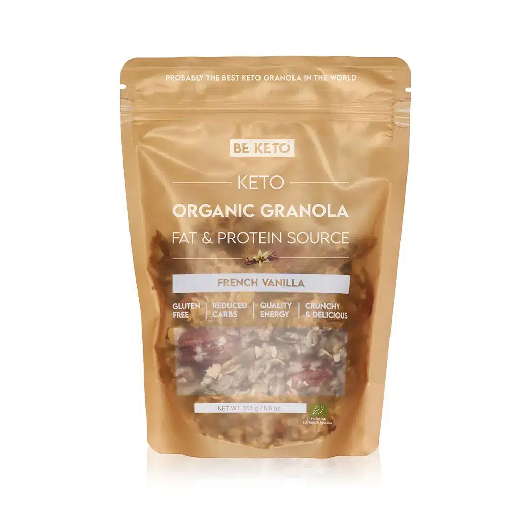 Granola Keto Biologica alla Vaniglia 250g – Be Keto