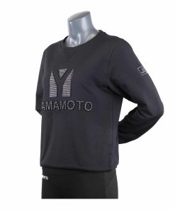 Lady Sweatshirt Embossed with Strass