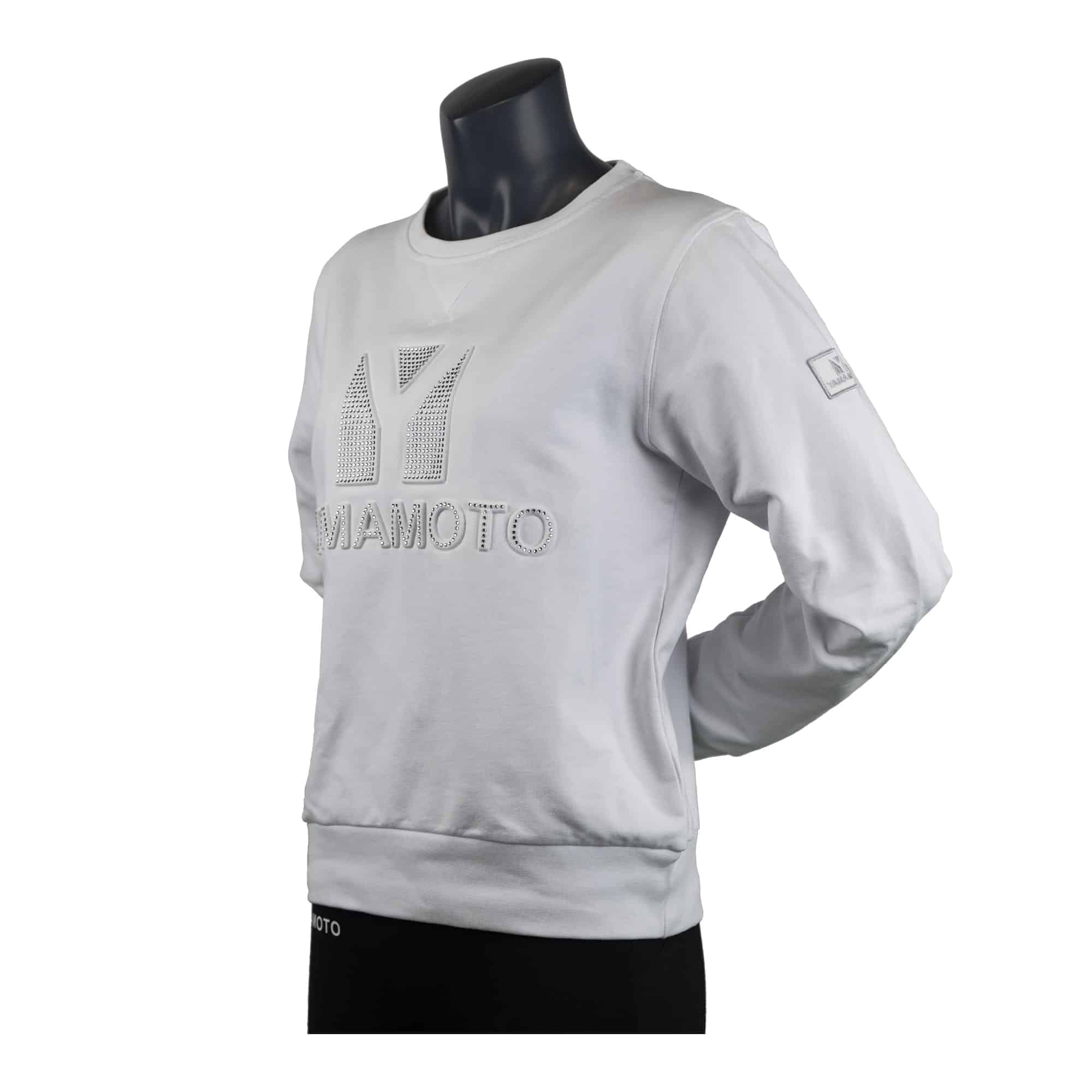 Lady Sweatshirt Embossed with Strass - immagine 2