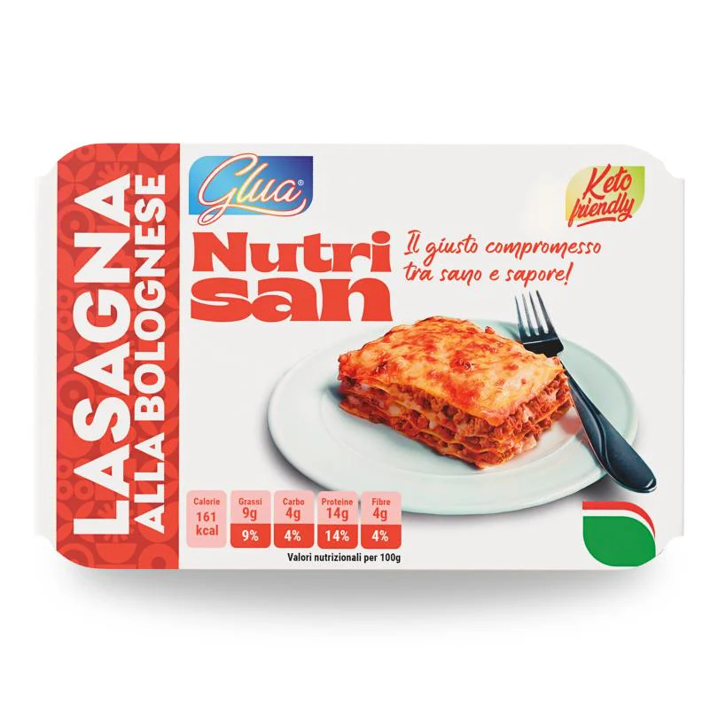 Keto Lasagna proteica alla bolognese 50gr Glua