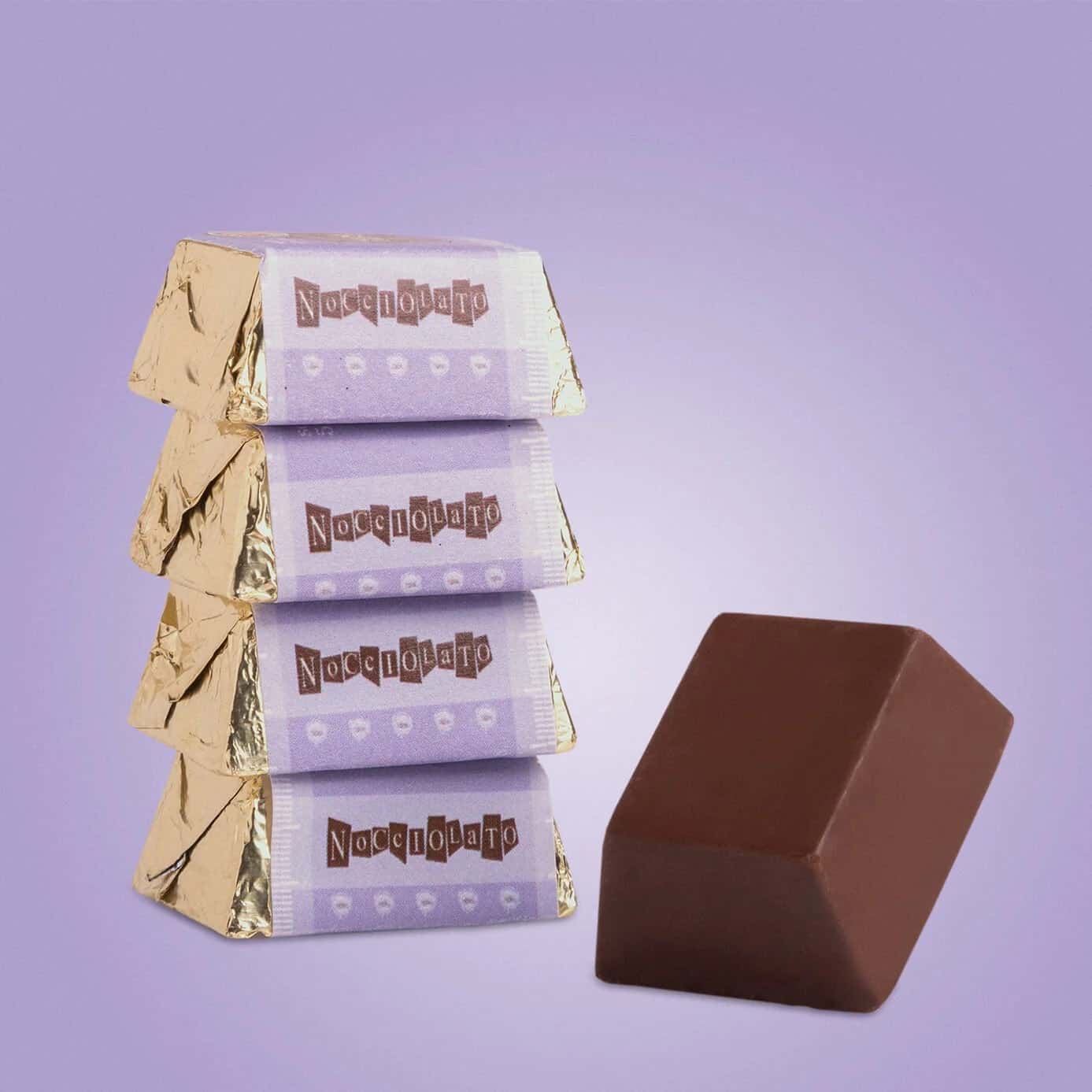 Set 5 cioccolatini Choco Zero Nocciolato Fondente 45gr