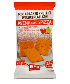 Mini Cracker Proteici Multicereali con Avena al gusto Pizza 25g
