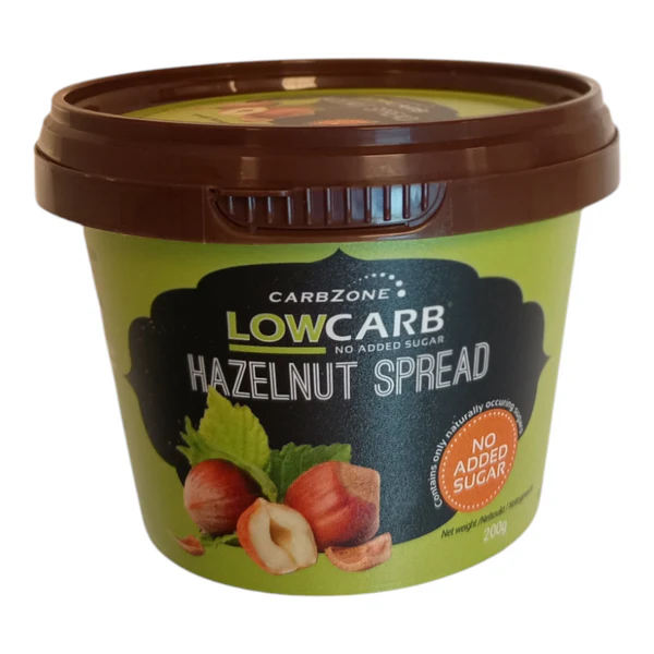 Crema spalmabile alle nocciole Low Carb – Senza zuccheri aggiunti 200 g